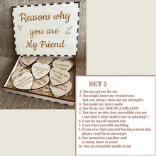 Afbeelding in Gallery-weergave laden, &quot;Reasons Why You Are My Friend&quot; Friendship Gift
