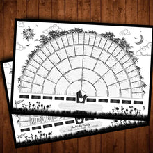 Afbeelding in Gallery-weergave laden, Stamboom genealogie diagram
