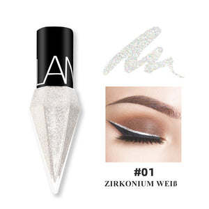 Glanzende vloeibare diamanten eyeliner