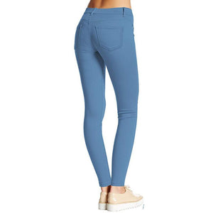 Skinny denim damesbroek