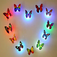 Afbeelding in Gallery-weergave laden, 3D LED Butterfly Decoration Night Light
