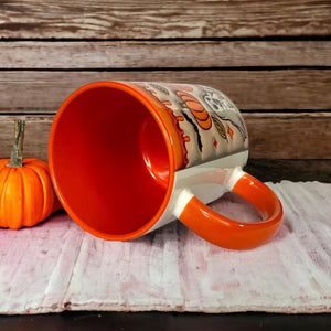 🎃Pompoen Koffiekop Met Spook