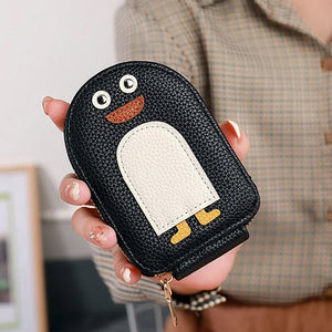 🐧Schattige Pinguïns PU Credit Card Munten Portemonnee