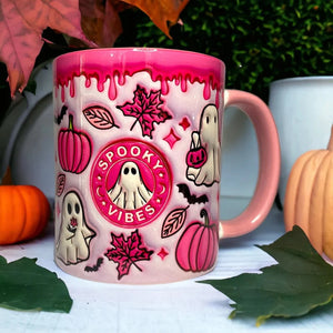 🎃Pompoen Koffiekop Met Spook