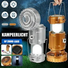 Afbeelding in Gallery-weergave laden, 🎐6-in-1 draagbare zonne-LED-campinglantaarn
