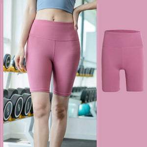 Skinny gymbroek met stretch en hoge taille