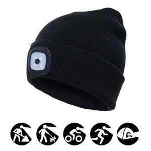 👲LED Gebreide Winter Beanie Muts👲