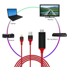 Afbeelding in Gallery-weergave laden, HDMI Monitor Adapter kabel voor iPhone/Android naar TV
