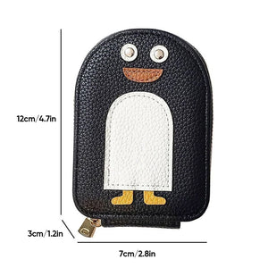 🐧Schattige Pinguïns PU Credit Card Munten Portemonnee