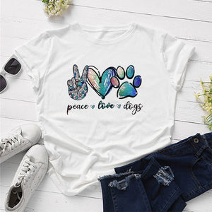 Peace, Love & Dogs T-shirt