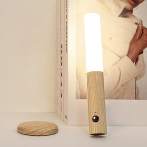 360° draaibare houten LED-wandlamp