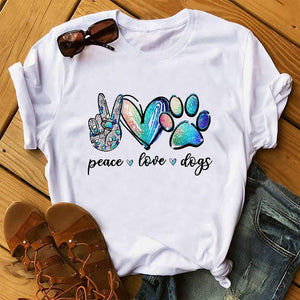 Peace, Love & Dogs T-shirt