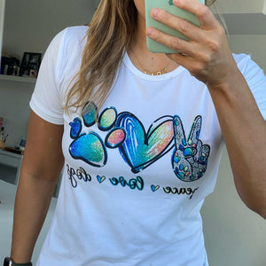 Peace, Love & Dogs T-shirt