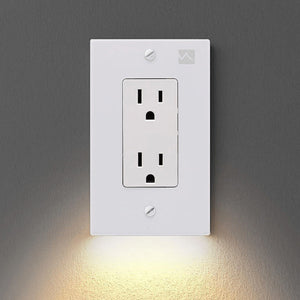 Outlet Wall Plate With Night Lights