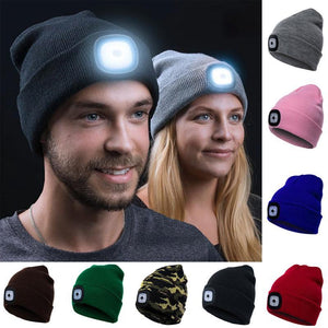 👲LED Gebreide Winter Beanie Muts👲