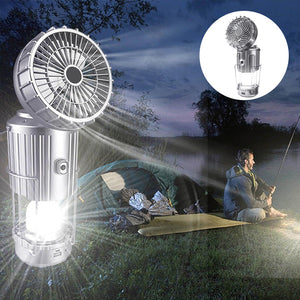 🎐6-in-1 draagbare zonne-LED-campinglantaarn